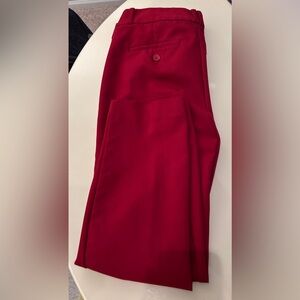 Stunning Liz Claiborne Dress Pants in a Vibrant Red
